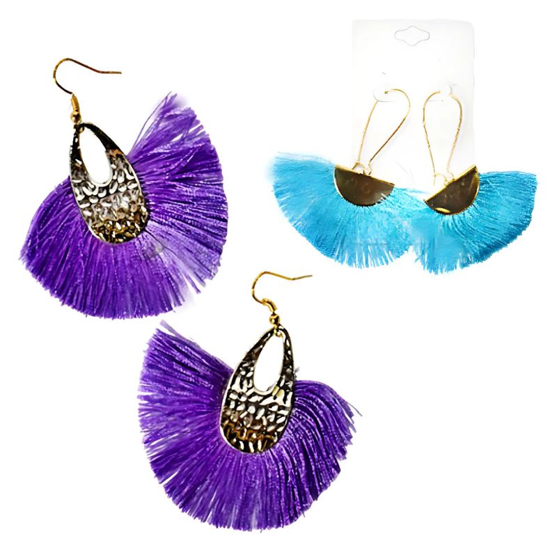 Aretes con Diseño de Hilo Suelto Surtidos