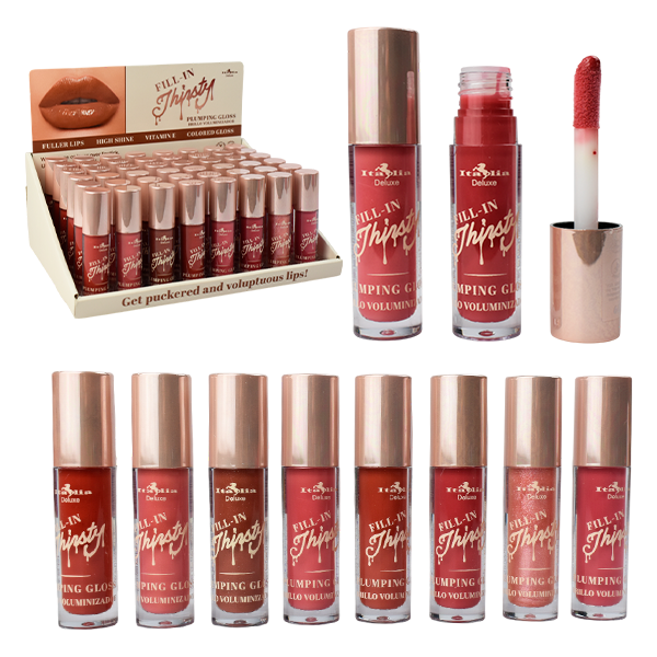 Brillo Voluminizador de Labios con Extracto de vitamina E de Italia Delux