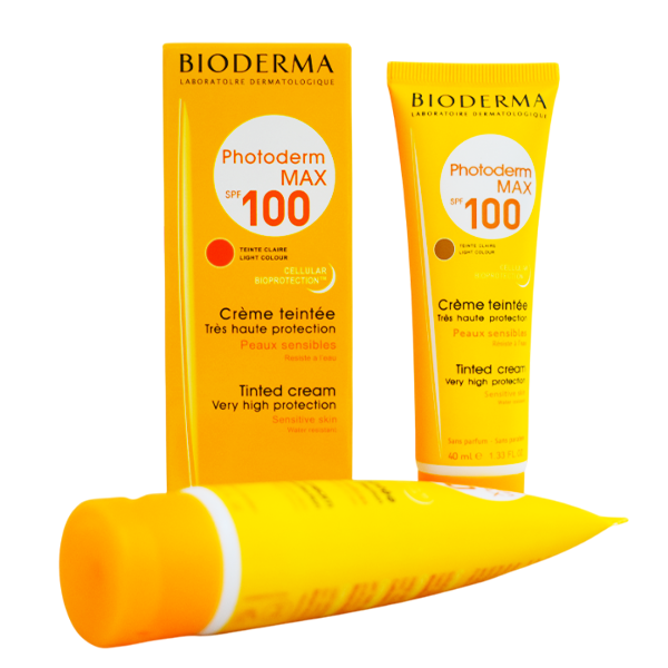 Crema con bloqueador bioderma 100sfp caja amarilla