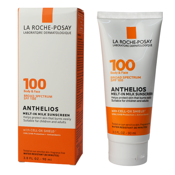 Protector solar anthelios para rostro y cuerpo 100 SPF - La Roche posay