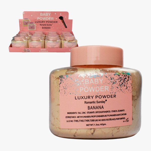 Polvo Sellador Banana Efecto Piel Suave Romantic Sunday