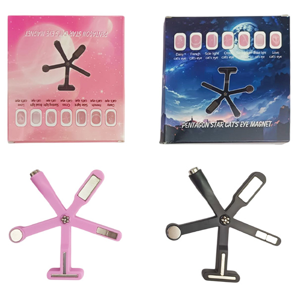 Imán para uñas con forma de estrella