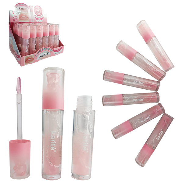 Gloss Karite efecto Plump con presentaciòn de Oso