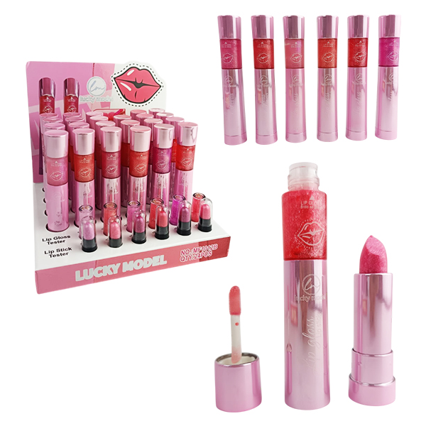 Lip Gloss de Lucky Model Duo Labil y brillo