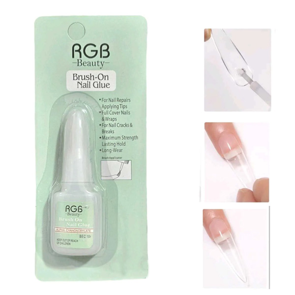 Pegamento para uñas Brush-On RGB