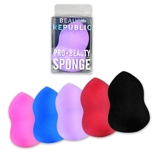 Esponja facial para maquillaje diseño en pera Beauty Republic