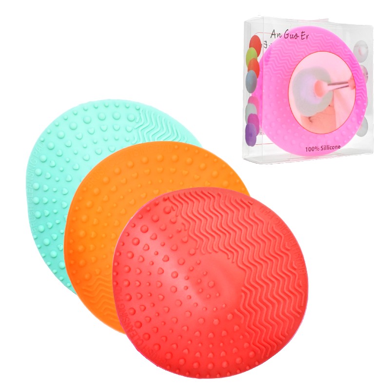 Limpia brochas circular de silicona An Guo Er