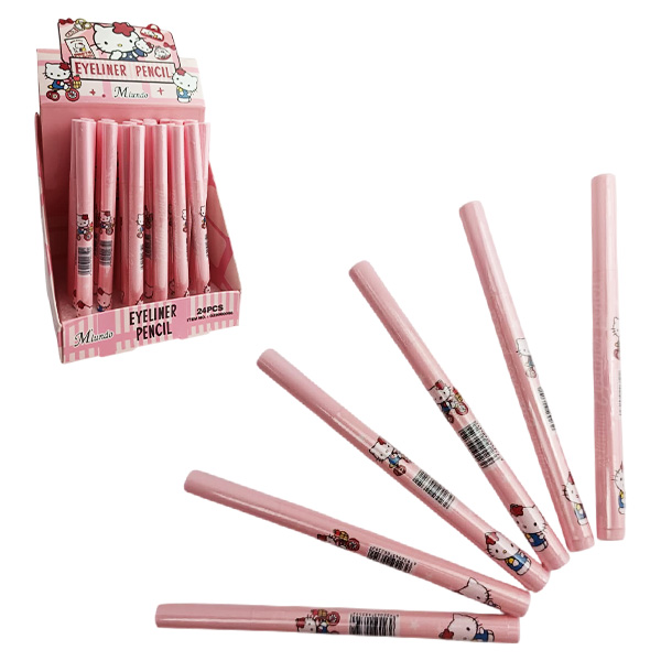 Delineador de ojos con presentación de Hello Kity de M´lundo