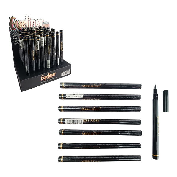 Pegamento para pestañas y delineador de ojos en uno - Miss Rose