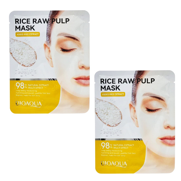 Mascarilla facial con pulpa concentrada de arroz Bioaqua