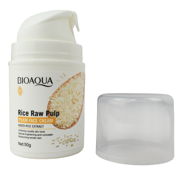 Crema Facial Simple con Extracto de Arroz Bioaqua