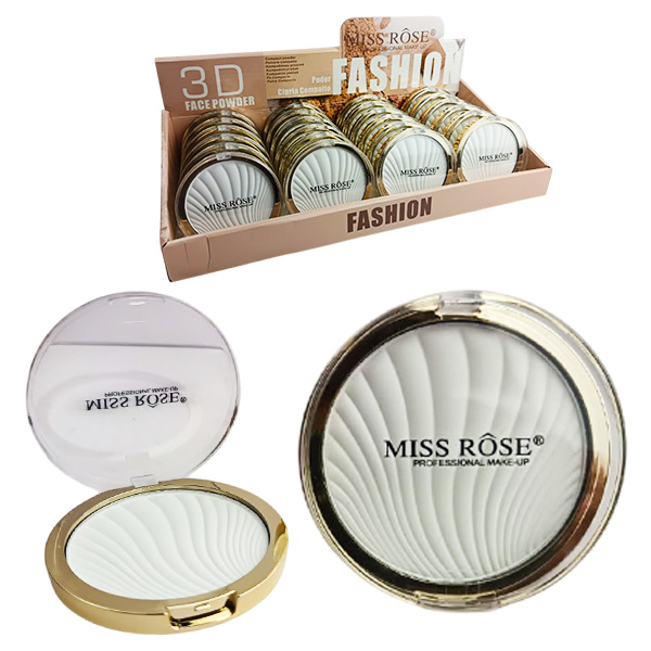 Polvo compacto Fashion 3D de Miss Rose