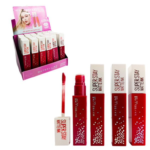 Tinta para labios Super Stay Matte Ink de Maybelline new York tonos cariados