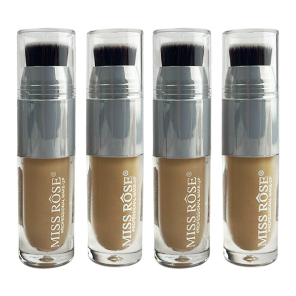 Corrector líquido duo con brocha Concealer Serum - Miss Rose