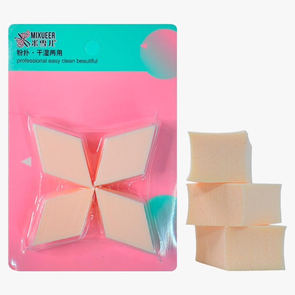 Set de Esponjas de 4pcs Mixueer