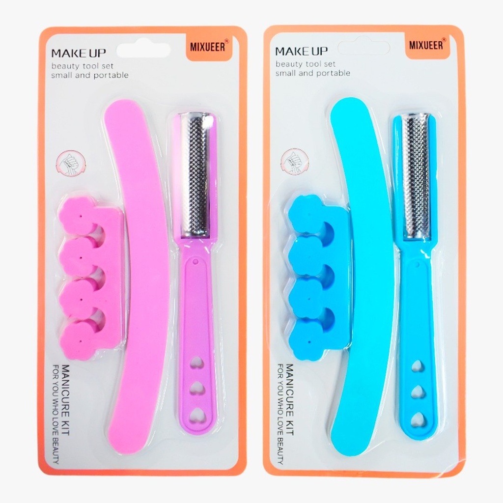 Kit de Cuidado de Pies de 3 pcs Mixueer