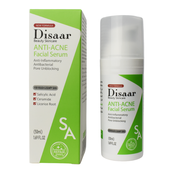 Suero facial antiacné Disaar con ácido salicílico y ceramidas 50ml