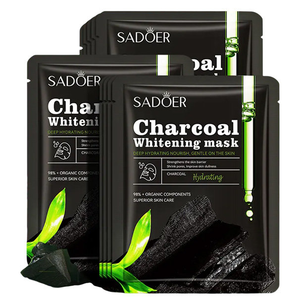 Mascarilla facial charcoal 25g - Sadoer