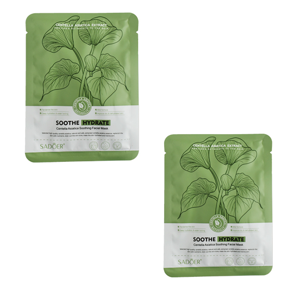 Mascarilla facial con extracto de centella asiatica - Sadoer