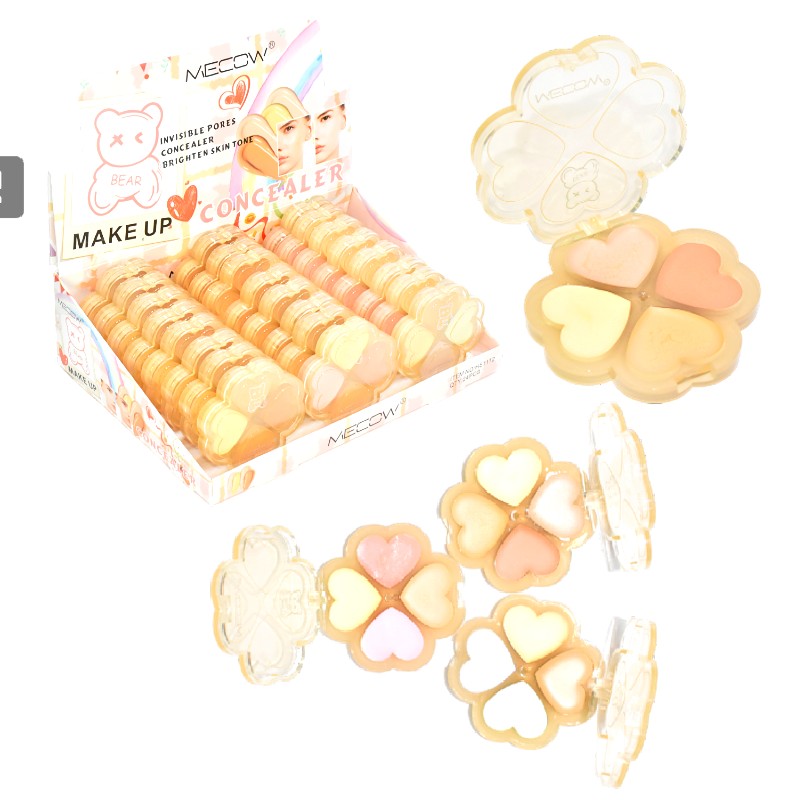 Paleta De 4 correctores Mecow Presentacion Flor