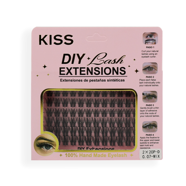 Pestañas en ramino DIY - Lash extención - Kiss