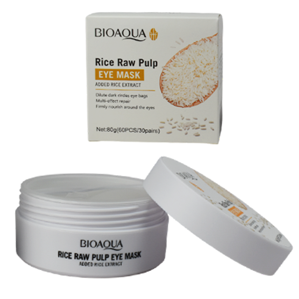 Parches para ojeras con extracto de arroz BIOAQUA