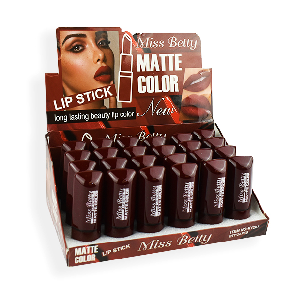 Labial Matte en tonos corintos - Miss Betty