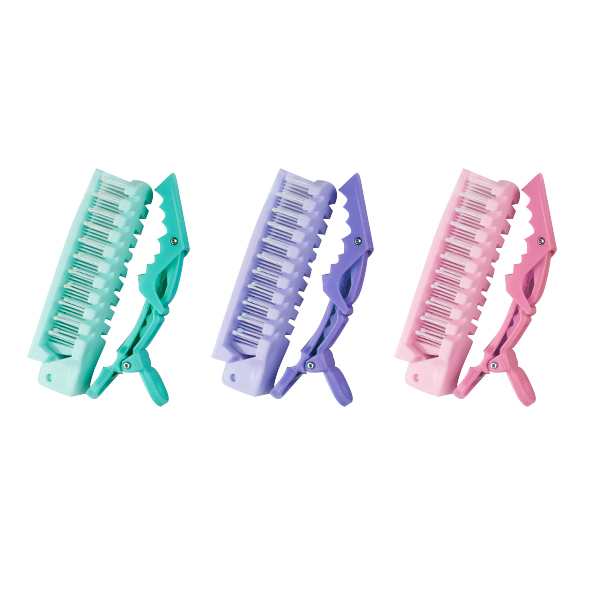Dúo de gancho y peines en colores surtidos