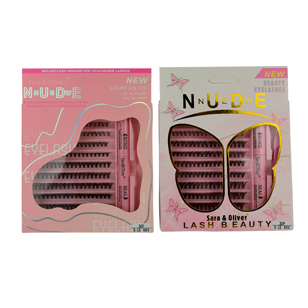 Set de pestañas de ramito - Nude New