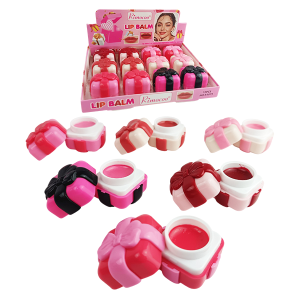 Balsamo Labial con tonos surtidos Presentación Caja de Regalo de Rimocoo