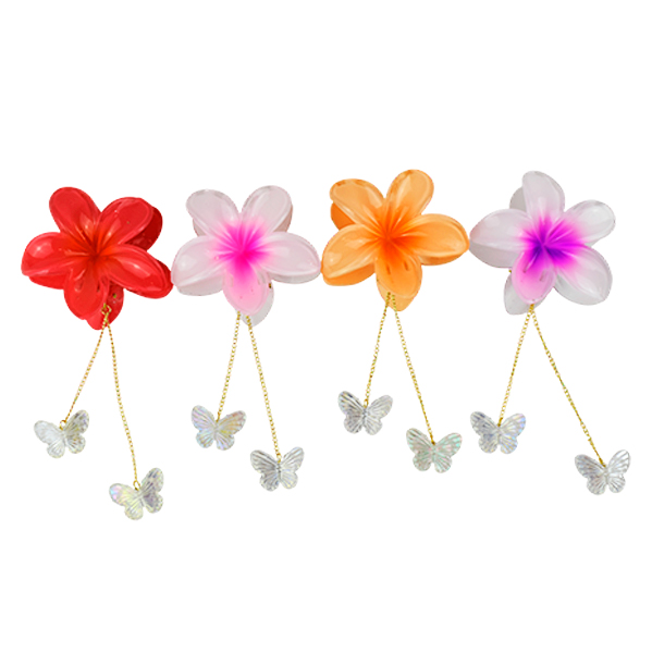 Granchos para el cabello en forma de lirio presentación de colores