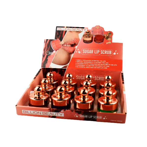 Exfoliante labial con textura de azúcar - Billion Beauty
