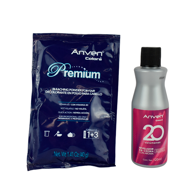 Decolorante en polvo con vitamina B3 azul - Aven