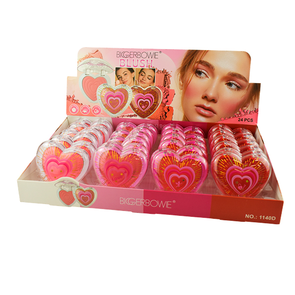 Rubor en presentación de corazón - Biggerbowie