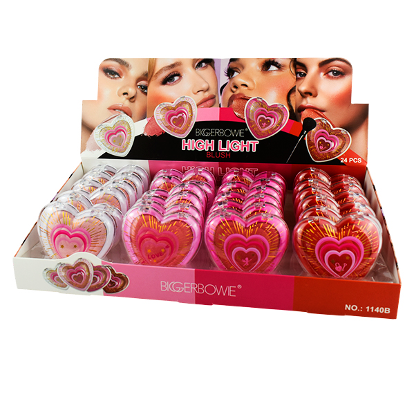 Iluminador en presentación de corazón - Biggerbowie