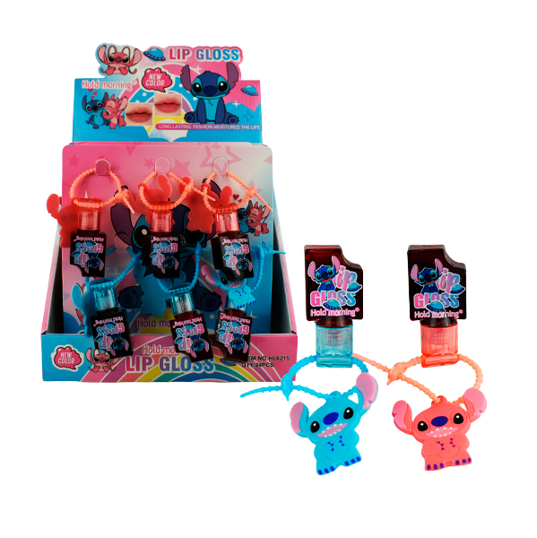 Tintas para labios con llavero de stitch - Hold Morning