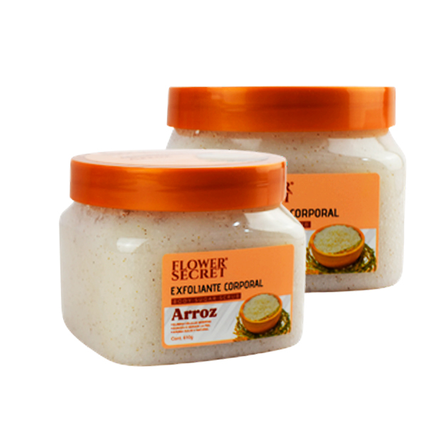 Exfoliante corporal sugar scrub arroz - Flower Secret