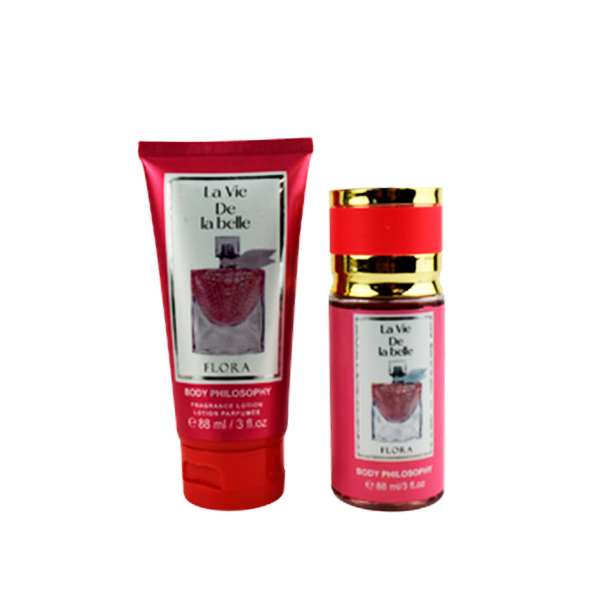 Dúo de perfume y crema la vie de la belle - Body Philoshopy