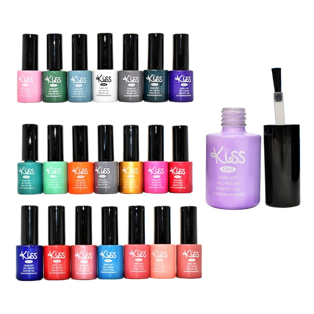 Esmaltes para uñas gelish marca kiss a