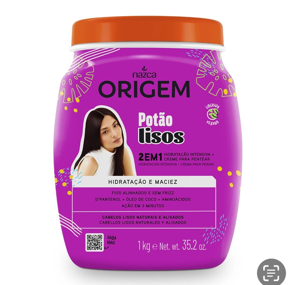 Tratamiento capilar origem lisos - Nazca