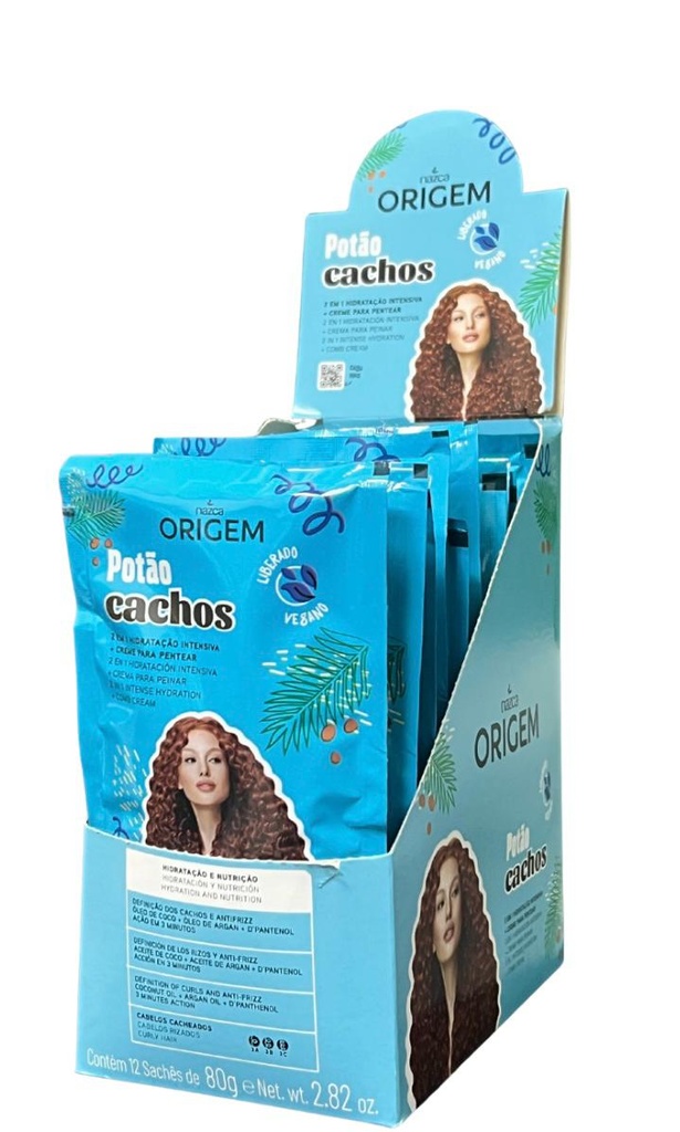 Crema para peinar en sobre potao cachos - Nazca