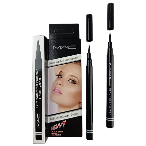 Delineador en plumón color negro MAC