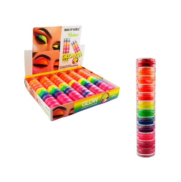 Torre de pingmentos fluorescentes de 12 tonos - Iman of noble