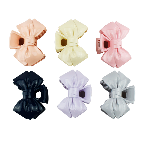Ganchos para el cabello con diseño de moño