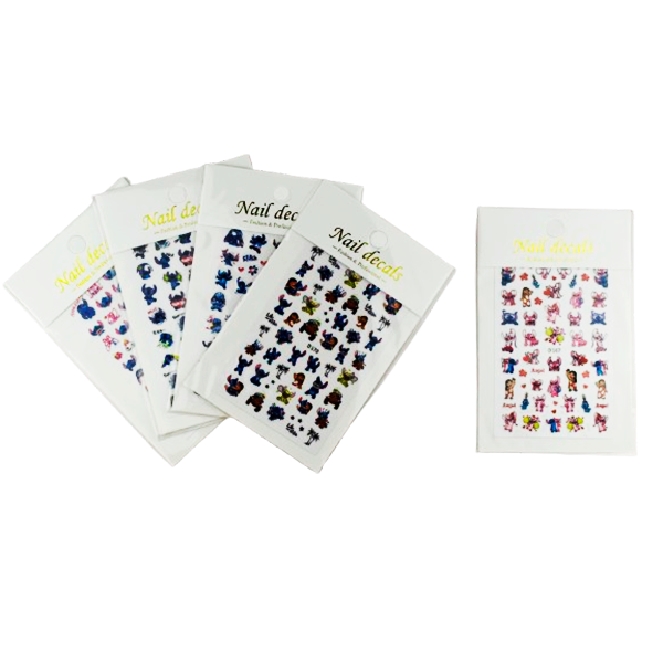 Stickers para uñas con diseño de stitch - MOSR