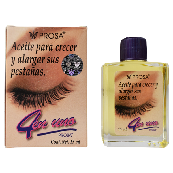 Aceite para crecimiento y alargamiento de pestañas prosa