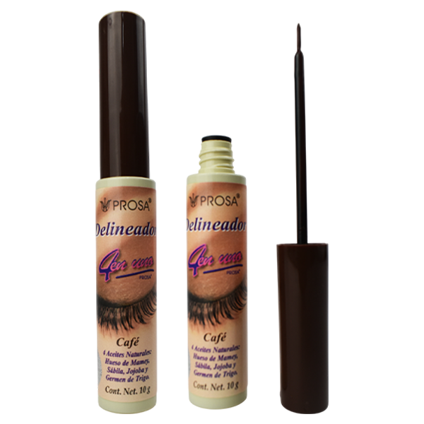 Delineador color café 4 en 1 Prosa 10g