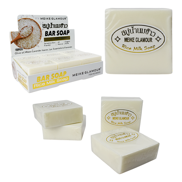 Jabón de arroz en barra Meike Glamour