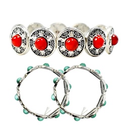 [177061] Pulseras de Fantasía con Diseño de Plata Surtidos