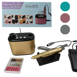 Barreno profesional para manicura y pedicura 45000RPM CAJA CELESTE